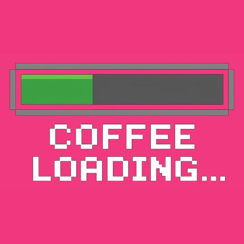 Kaffee Ladebalken Pixel