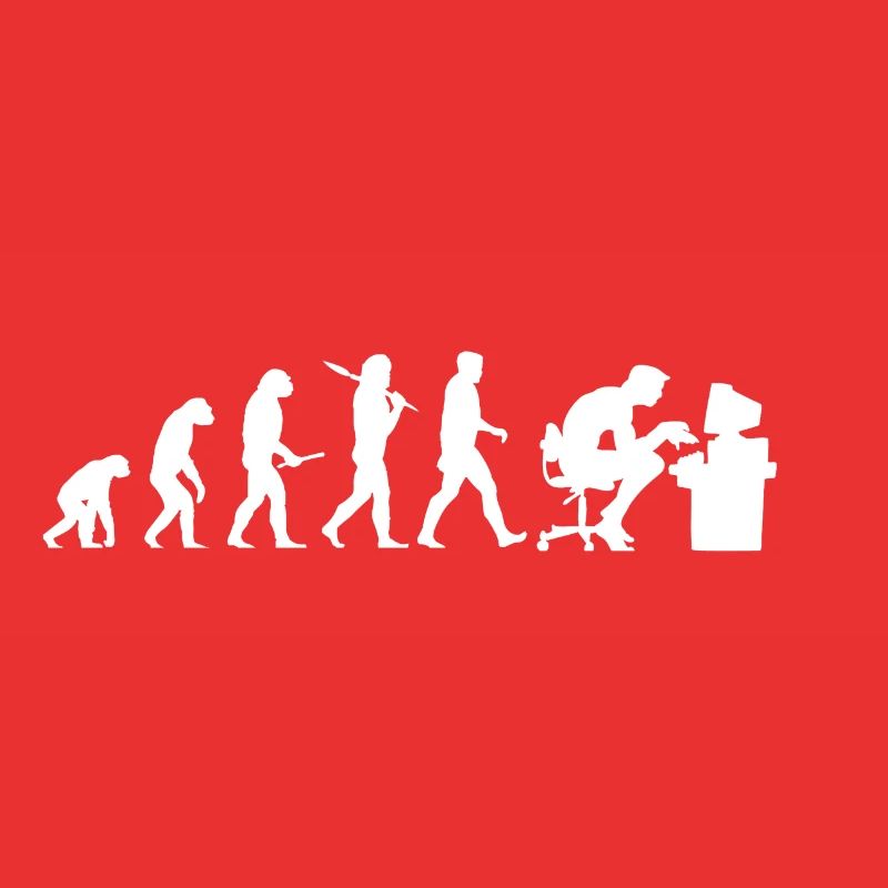 Evolution Computer Nerd! PC Nerd! IT! Technology!