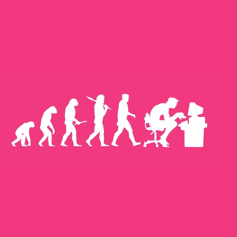Evolution Computer Nerd! PC Nerd! IT! Technology!