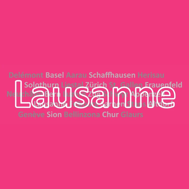 Schweizer Städte Lausanne