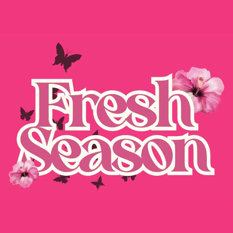 Fraîche Saison Floral Script