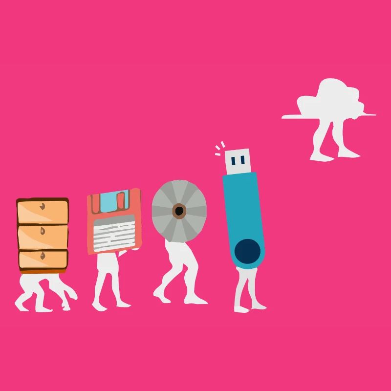 Cloud-Computing-Lustige Programmierer-Daten-KI-Software