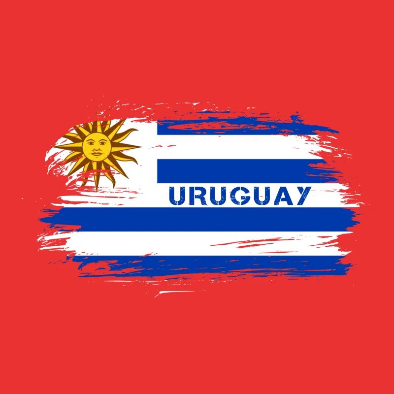 Conception du drapeau de l'Uruguay / idée cadeau