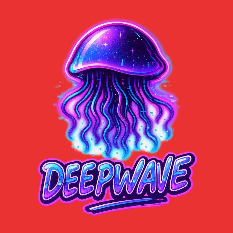 Conception de méduse néon Deepwave