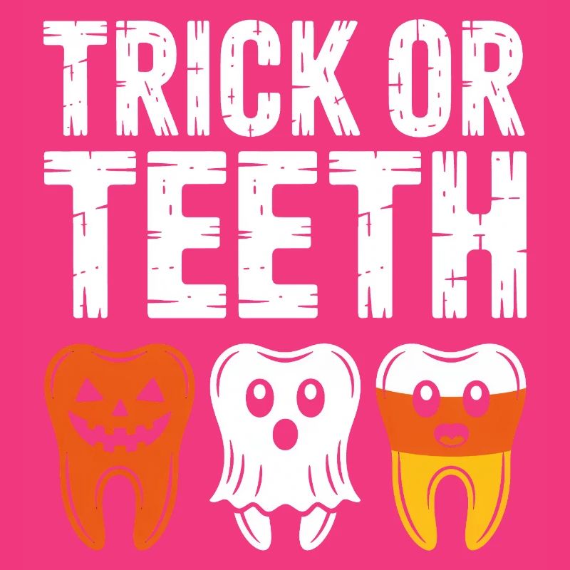 Trick oder Teeth Halloween-T-Shirt