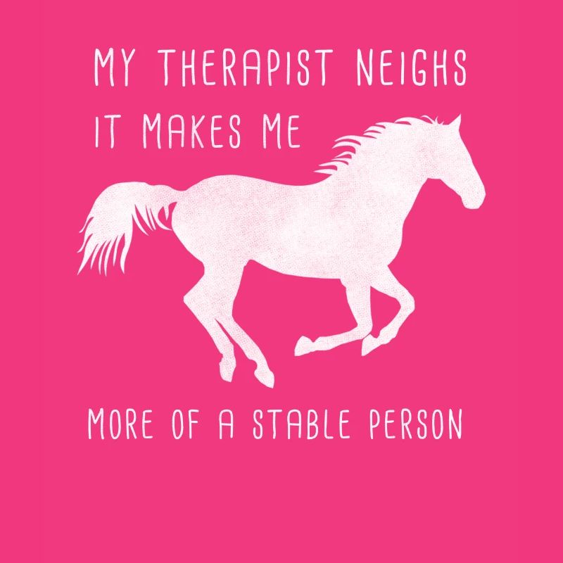 Equine therapy comic design / gift