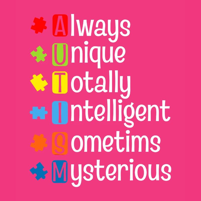 Autism Puzzle Pride: Unique Minds