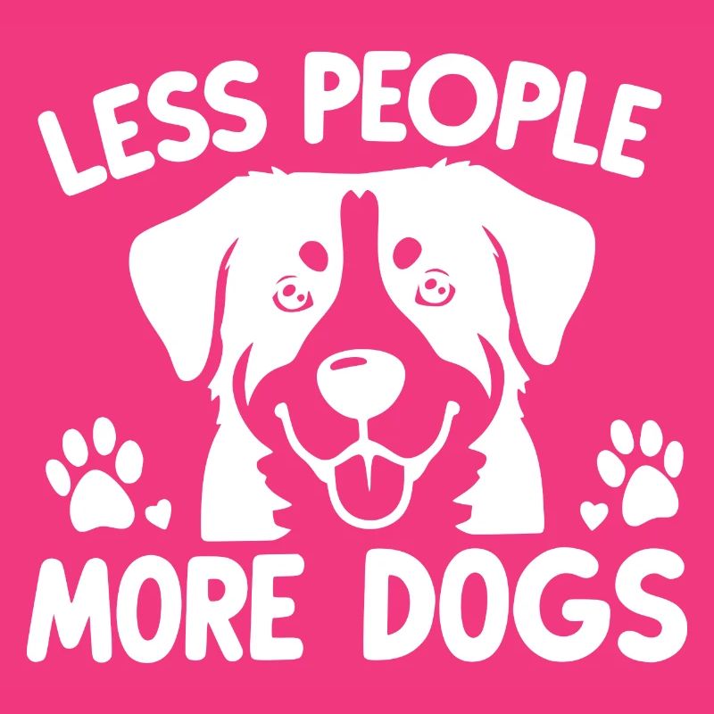Moins de gens, plus de chiens