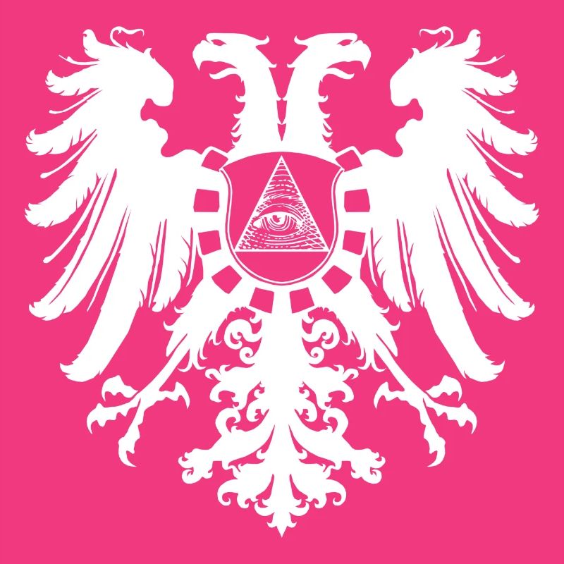 White Illuminati Eagle