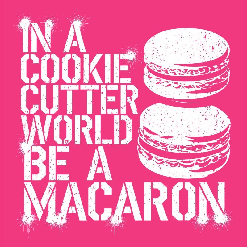 Sei wie ein bunter Macaron
