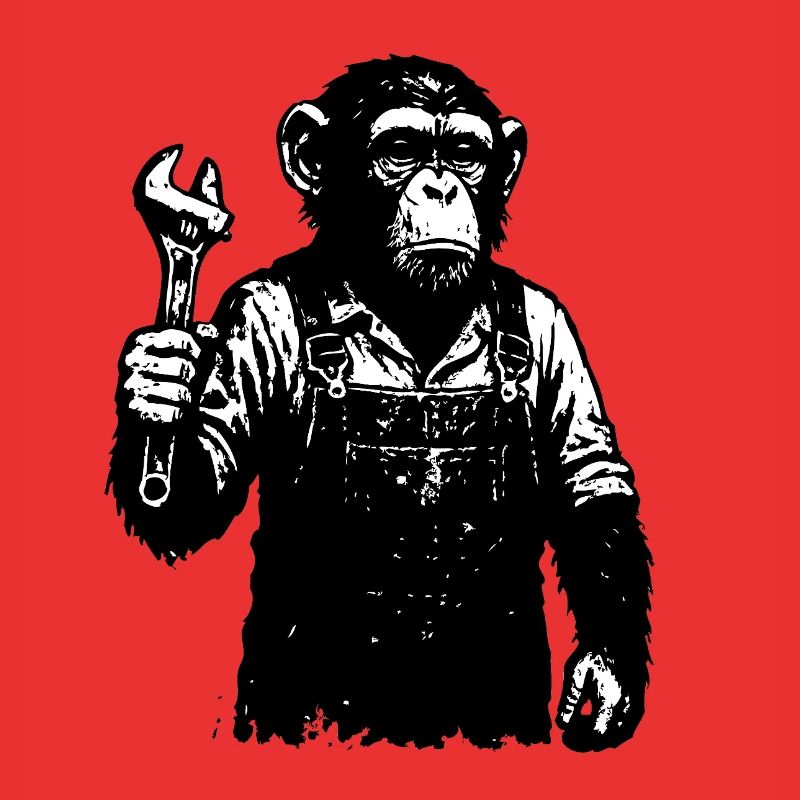 Labour Day Monkey Worker
