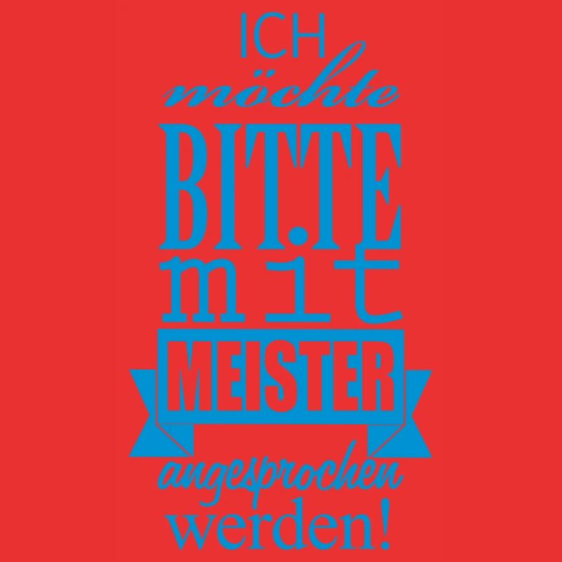 mit Meister angesprochen