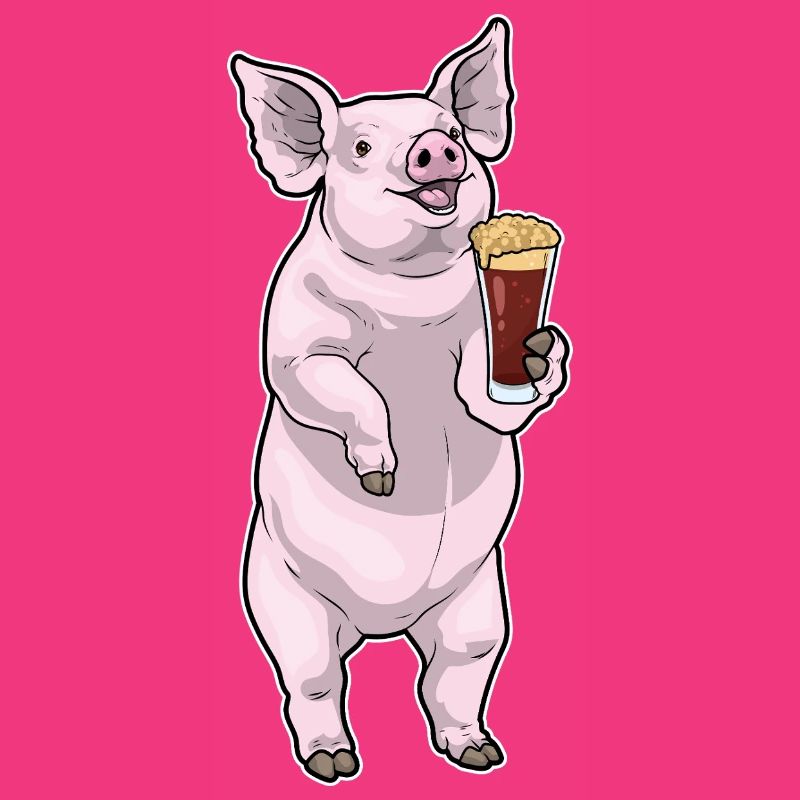 Schwein Bier