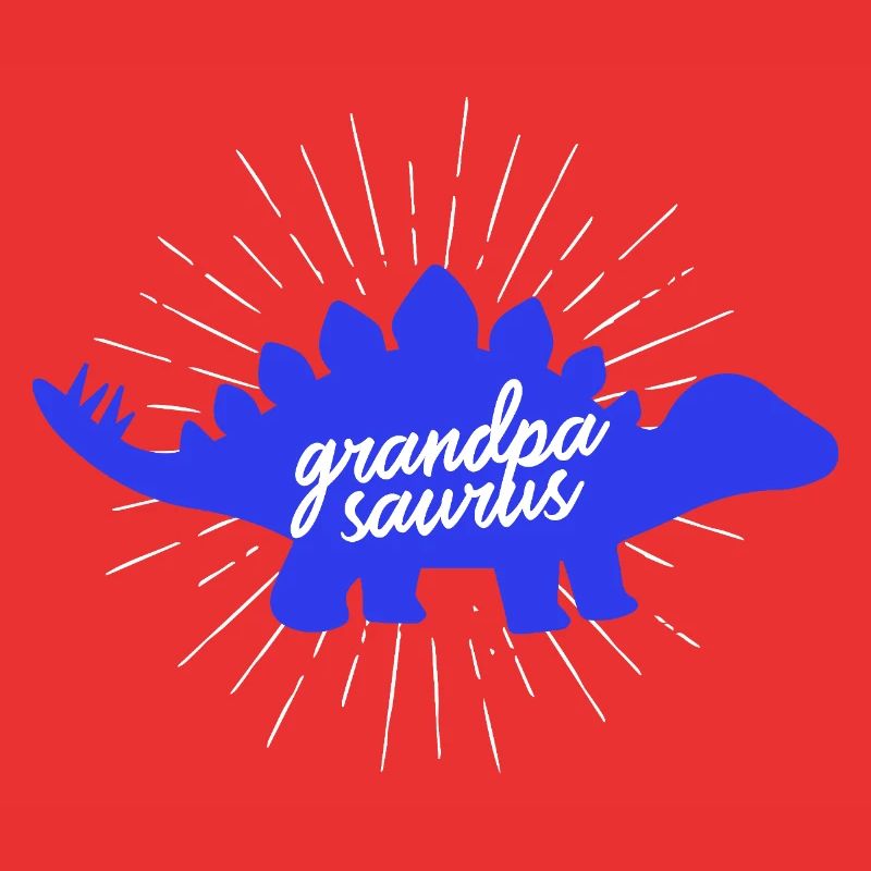 Grandpasaurus Stegosaurus Dinosaurier-Opa