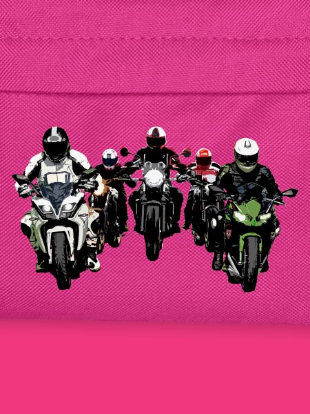 Biker Gruppe Farbe