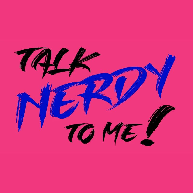 Nerd Graffiti Bleu