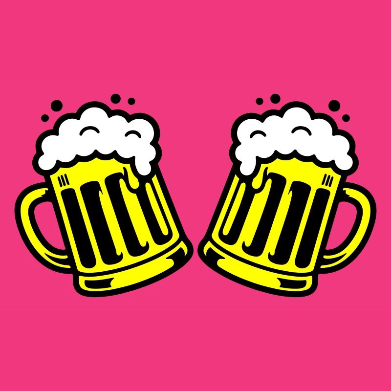 Bier Bierkrug Prost Comic