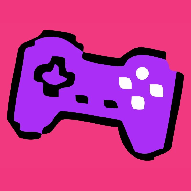 Weird Retro Controller Gamer