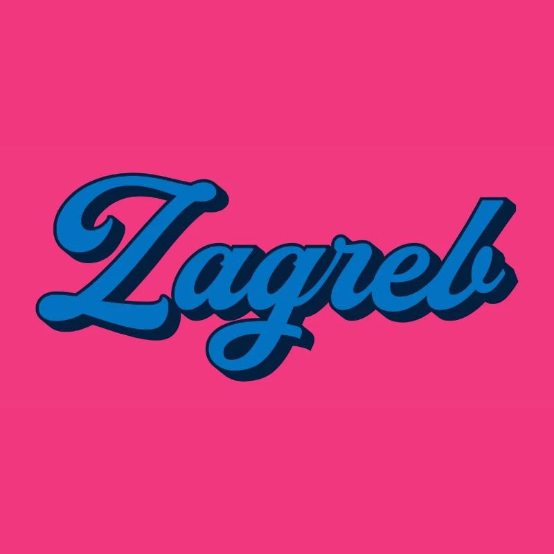 Zagreb Script Logo Stil