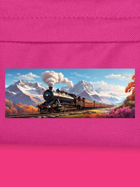 Nostalgischer Eisenbahnzug mit Dampflokomotive