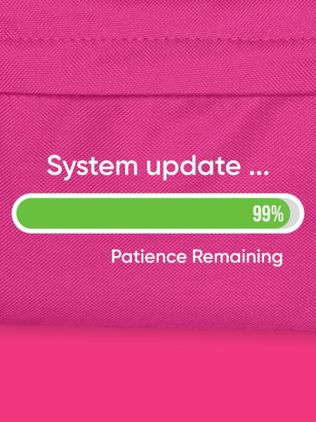 System-Update 99% verbleibende Geduld