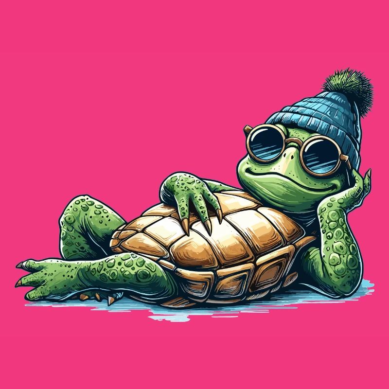 Chill Toad Turtle Cool Chill Gift