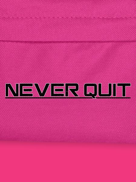 Never Quit Ausdauer Motiv