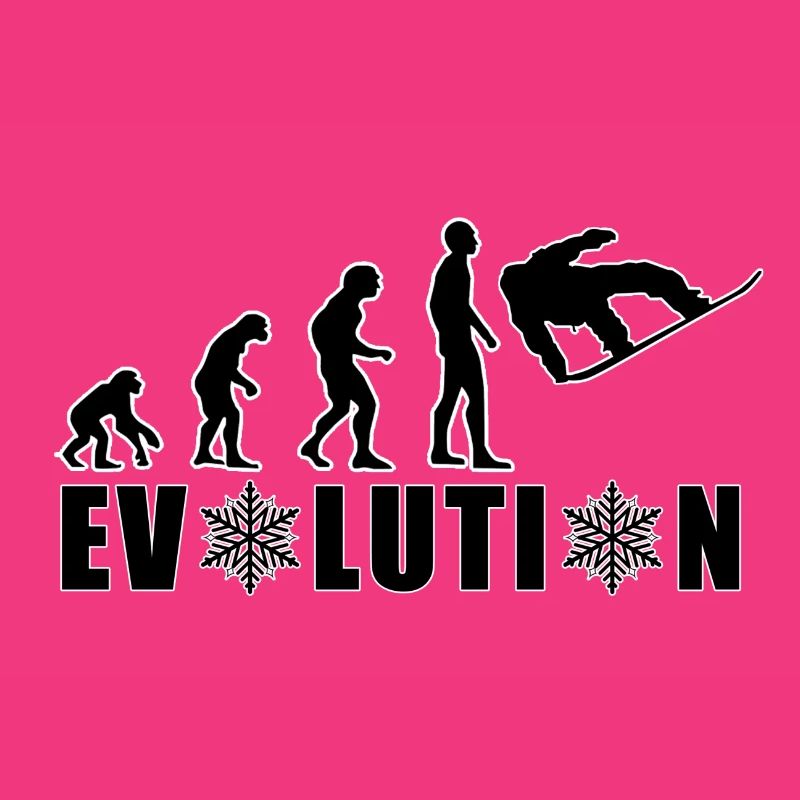 EVOLUTION SNOWBOARD Schnee Winter Geschenk