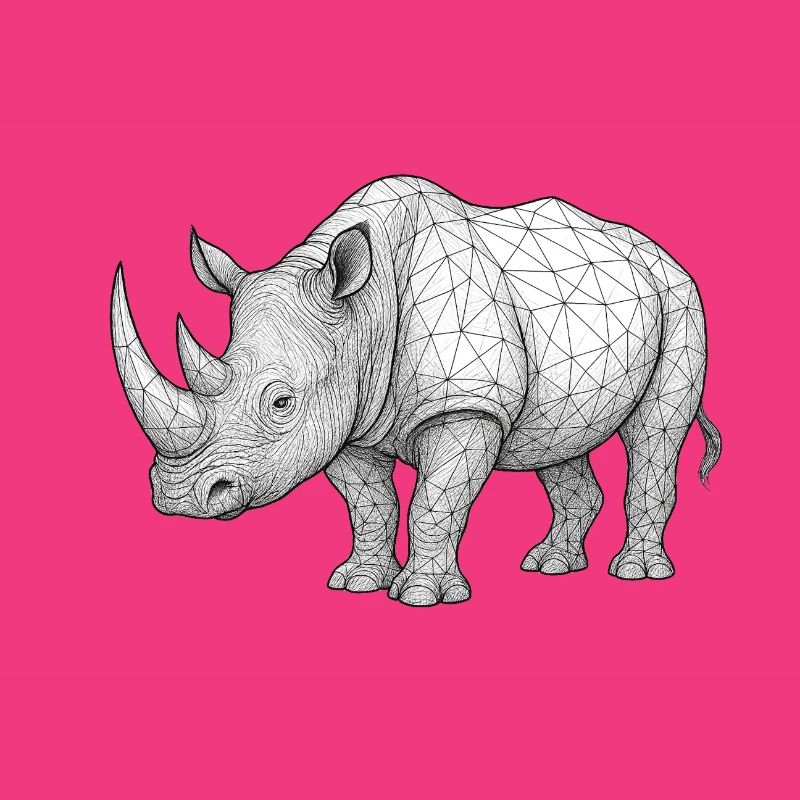 Rhino Wireframe Pattern