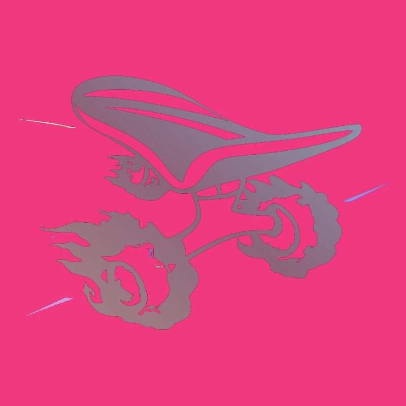 Gradient skateboard Silhouette Ride