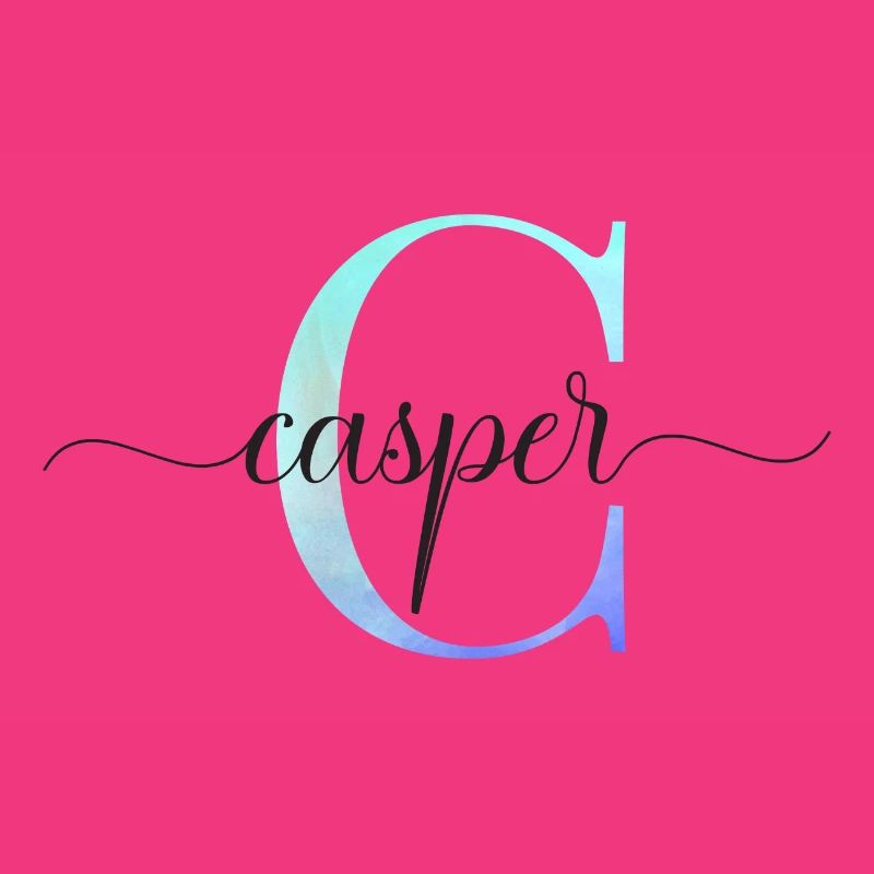 C| Monogramm | Name | Casper | Watercolor