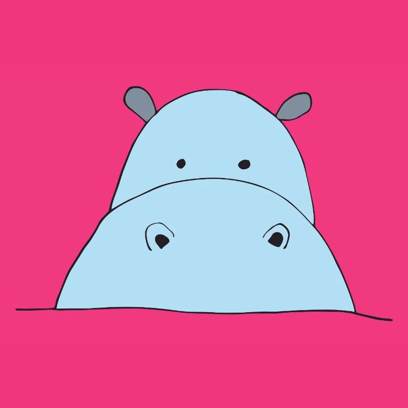 Blue Hippo Eye-catcher