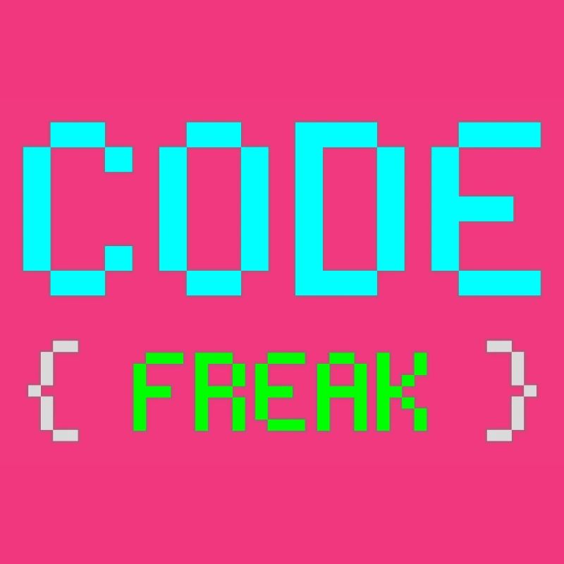 Pixel Code Freak Neon Tee