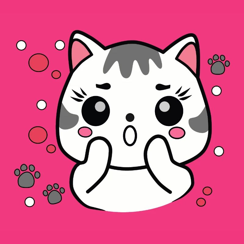 Surprised Cute Cat