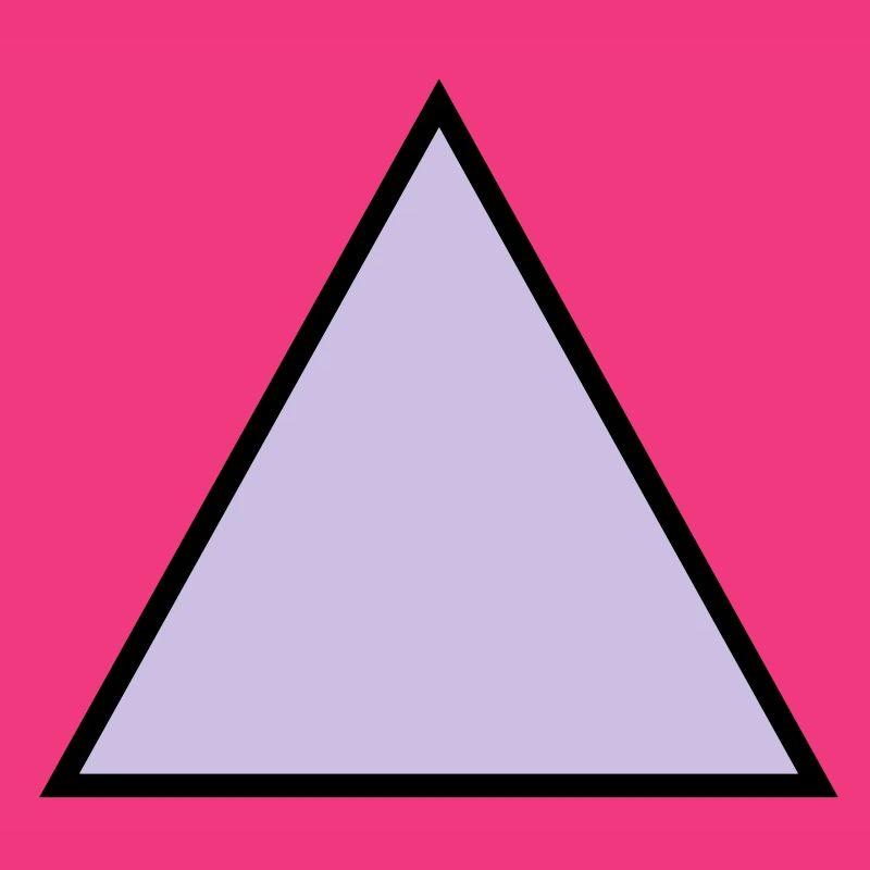 hipster triangle triangle shape