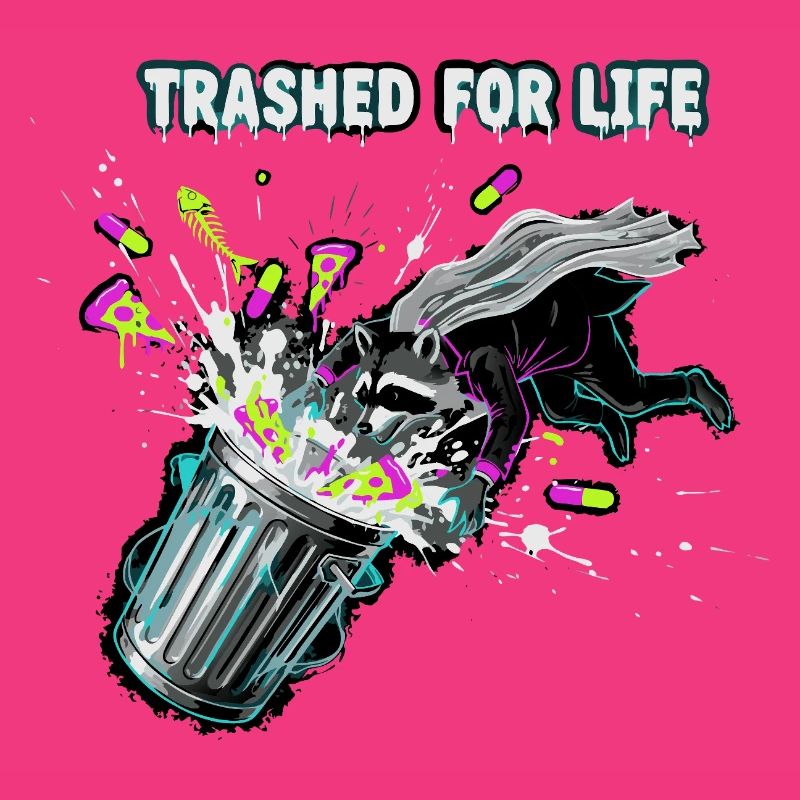 Trashed for Life Waschbär
