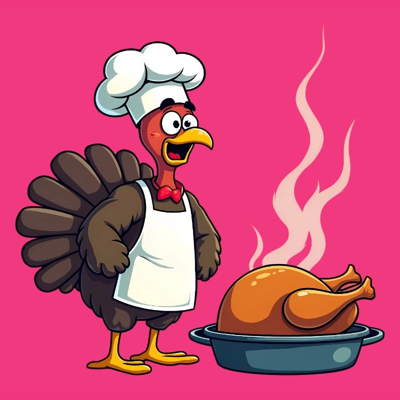 Cuisinier de dinde de Thanksgiving