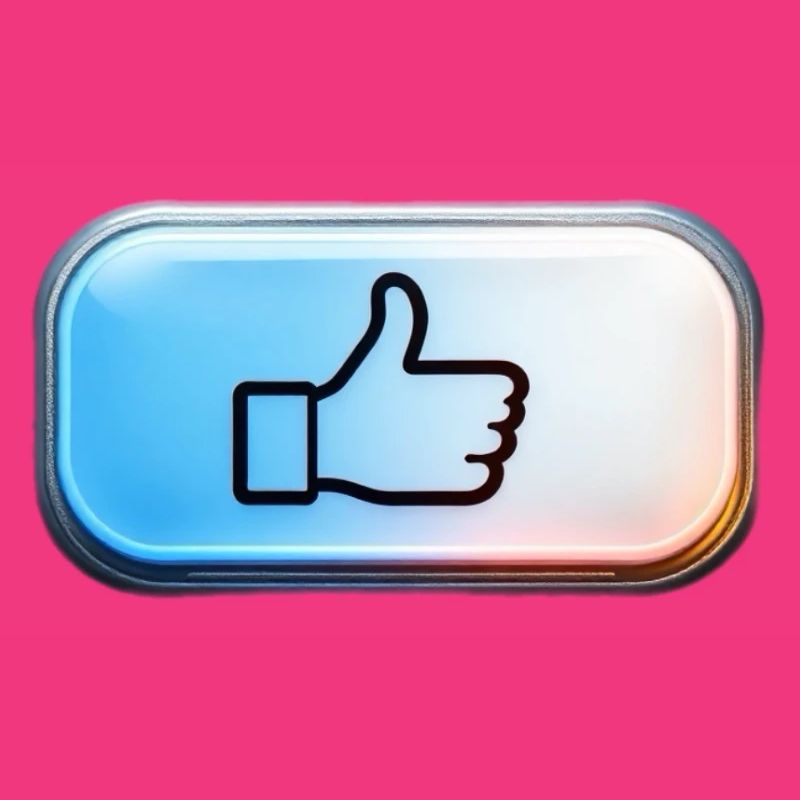 Neon Daumen Hoch Gradient