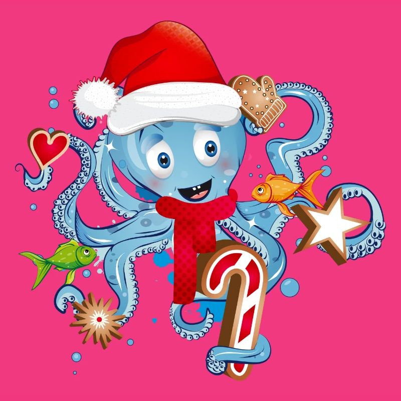 Octopus s’amuse et des biscuits pour Noël