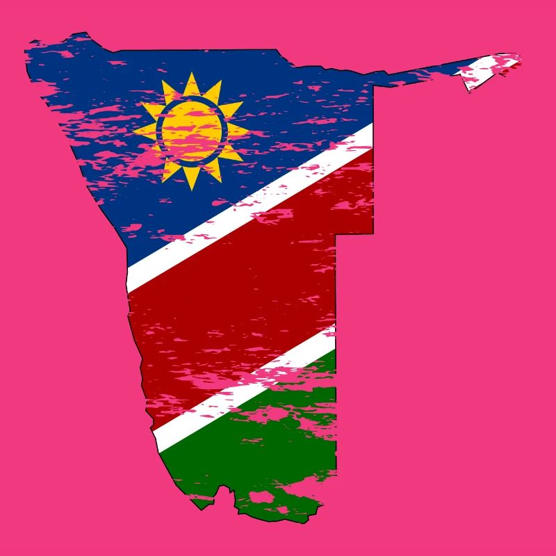 Namibia map used