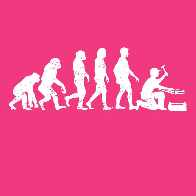 Zimmermann evolution geschenk beruf handwerker