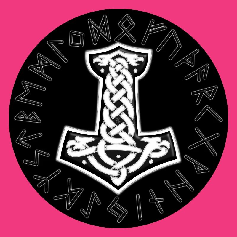 Mjölnir Celtic Runic Knot