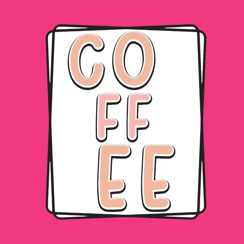Kaffee Typo Panel