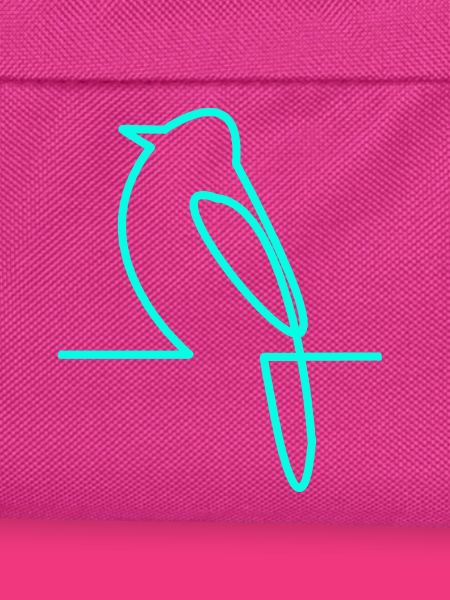 Neonvogel am Ast