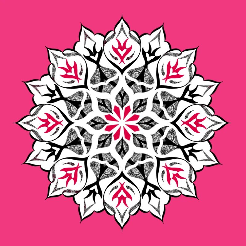 Dotwork mandala design