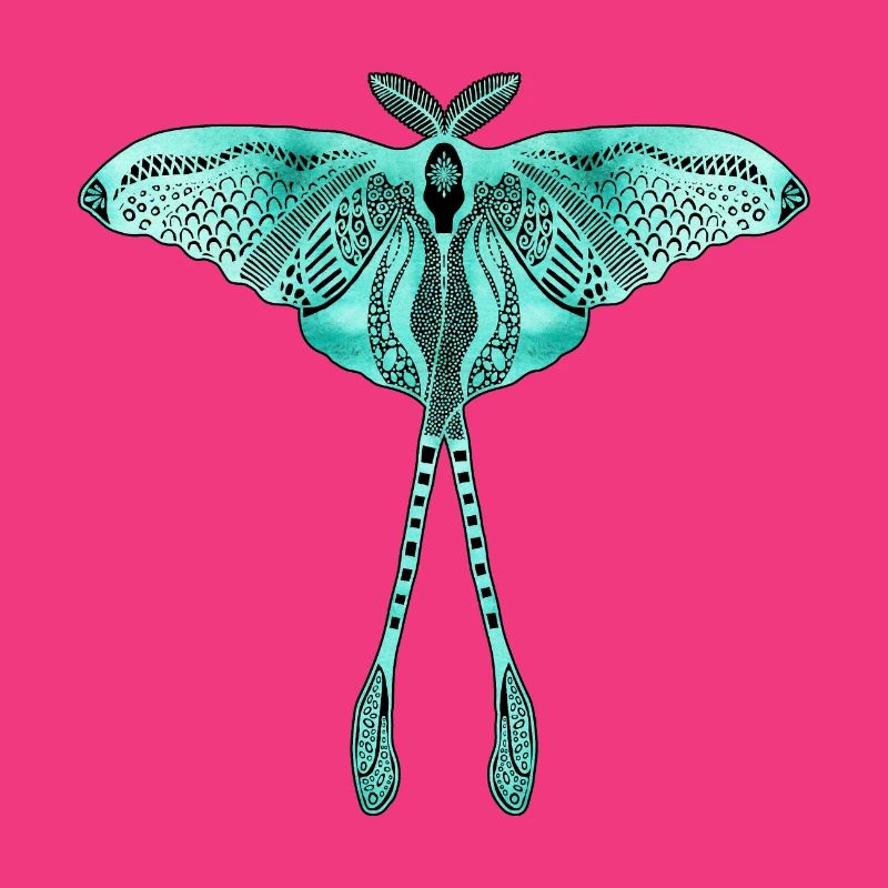 Chinese Moon Moth - Luna Moon Moth