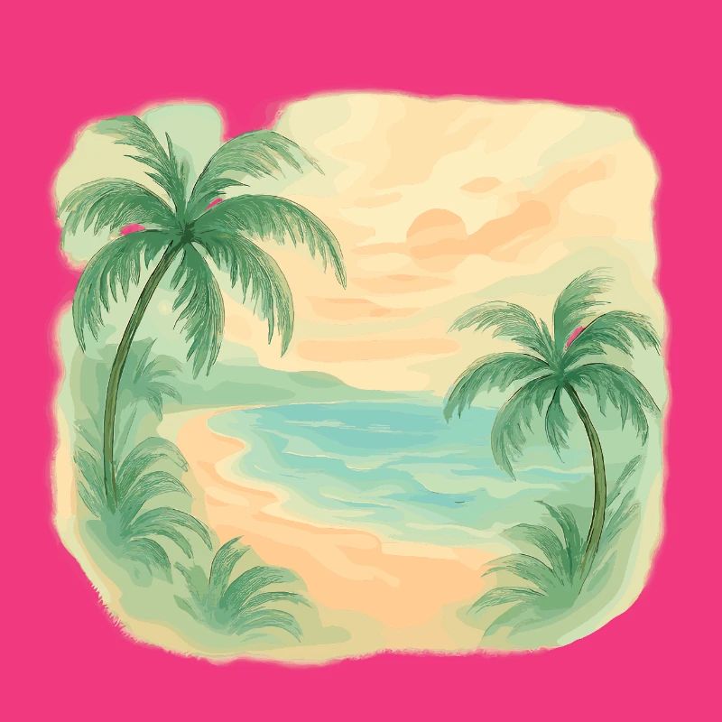 Tropical beach magic