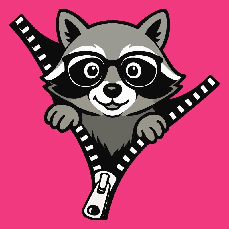Neugieriger Waschbär