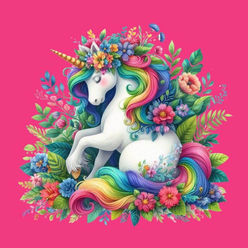 Rainbow Mane Unicorn Bloom