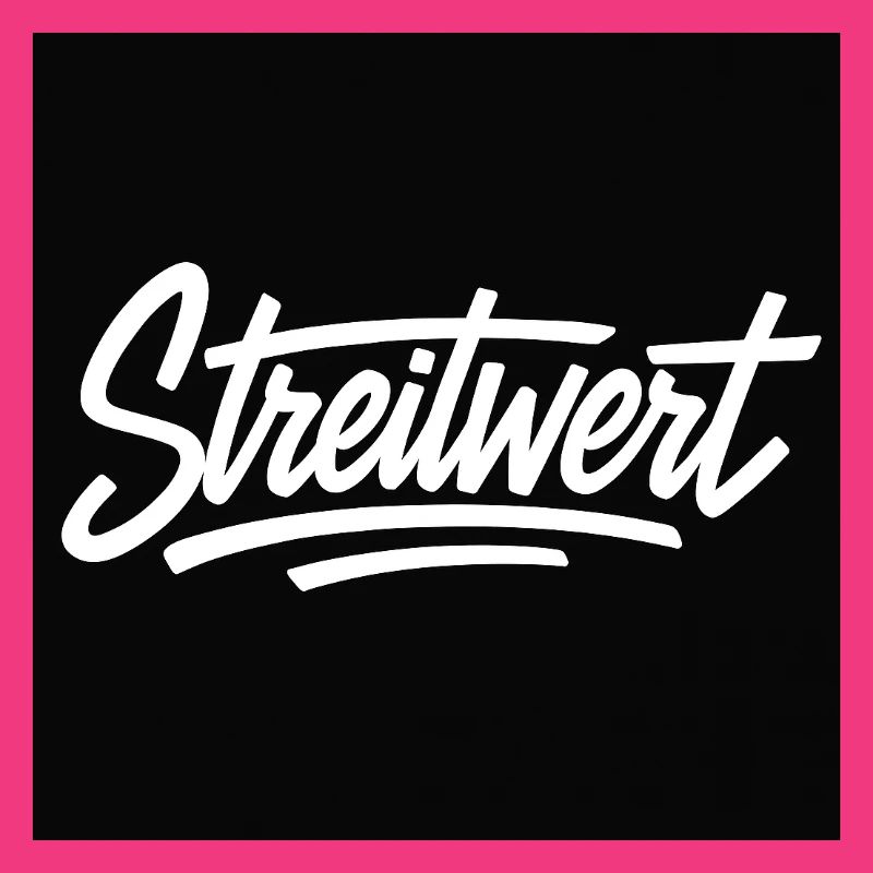Logo Contested Script Noir